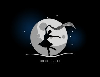 Projekt logo dla firmy moon dance | Projektowanie logo