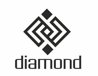 Projekt graficzny logo dla firmy online diamond