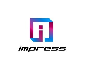 Projekt logo dla firmy IMPRESS | Projektowanie logo