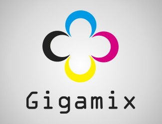 Projekt graficzny logo dla firmy online Gigamix
