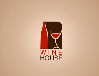 Projektowanie logo dla firm online WineHouse