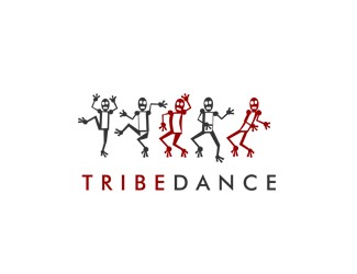 Projekt graficzny logo dla firmy online tribedance