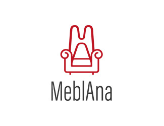 Projekt graficzny logo dla firmy online Meblana