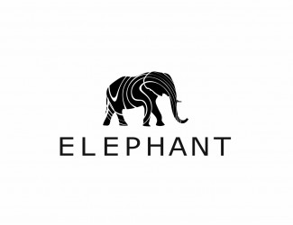 Projekt graficzny logo dla firmy online ELEPHANT