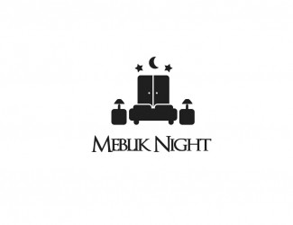 Projekt logo dla firmy Meblik Night | Projektowanie logo