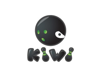 Projekt graficzny logo dla firmy online kiwi