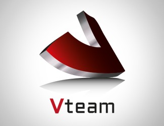 Projekt logo dla firmy V team | Projektowanie logo