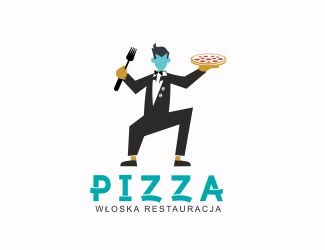 Projekt graficzny logo dla firmy online Pizza