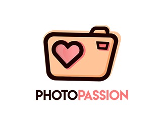 Projekt graficzny logo dla firmy online Pasja do Fotografii