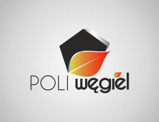 Projekt logo dla firmy POLI węgiel | Projektowanie logo