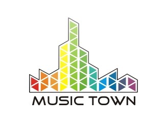 Projekt graficzny logo dla firmy online music town