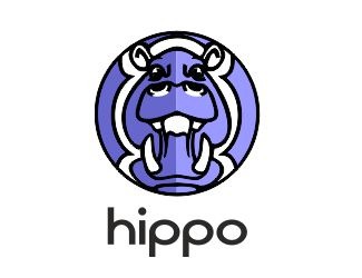 Projekt graficzny logo dla firmy online Hippo