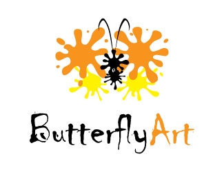 Projekt graficzny logo dla firmy online butterfly art
