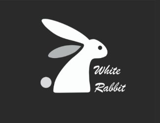 Projekt logo dla firmy White Rabbit -Twoja Nazwa | Projektowanie logo
