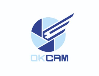 Projekt graficzny logo dla firmy online OKCAM