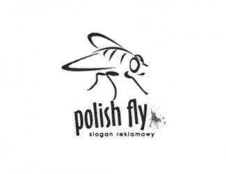 Projekt graficzny logo dla firmy online polish fly