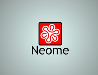 Projekt graficzny logo dla firmy online Neome