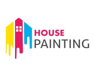 Projekt logo dla firmy House Painting | Projektowanie logo
