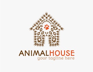 Projekt logo dla firmy ANIMAL HOUSE | Projektowanie logo