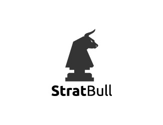 Projekt graficzny logo dla firmy online StratBull