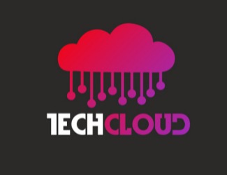 Projekt graficzny logo dla firmy online TechCloud