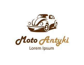 Projekt graficzny logo dla firmy online Moto Antyki