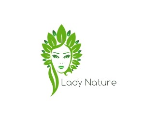 Projekt logo dla firmy Lady Nature | Projektowanie logo