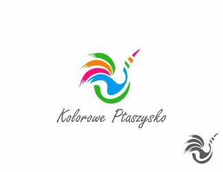 Projekt logo dla firmy Kolorowe Ptaszysko | Projektowanie logo
