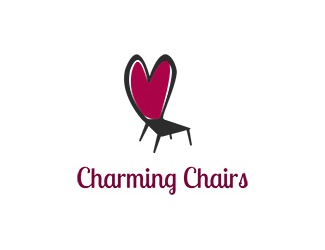 Projekt graficzny logo dla firmy online Czarujące Krzesła