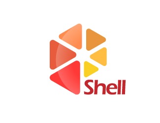 Projekt graficzny logo dla firmy online Shell
