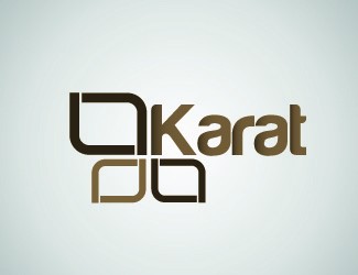 Projekt graficzny logo dla firmy online karat