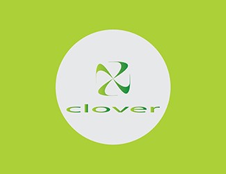 Projekt graficzny logo dla firmy online clover
