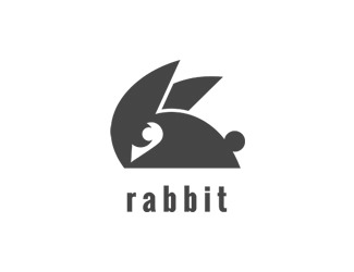 Projekt graficzny logo dla firmy online rabbit