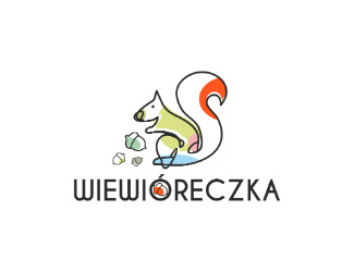 Projekt graficzny logo dla firmy online wiewióreczka