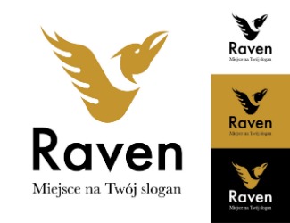 Projekt logo dla firmy Logo Kruk / Raven | Projektowanie logo