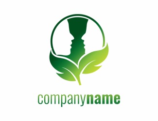 Projekt graficzny logo dla firmy online twarze