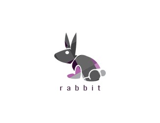 Projekt graficzny logo dla firmy online rabbit