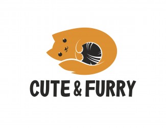 Projekt logo dla firmy Cute&Furry | Projektowanie logo