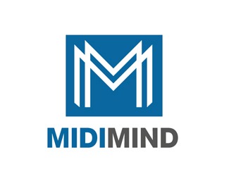 Projekt graficzny logo dla firmy online MMind
