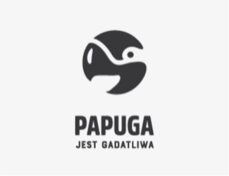 Projekt graficzny logo dla firmy online papuga