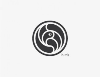 Projekt graficzny logo dla firmy online birds
