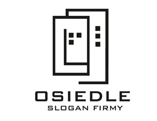 Projekt graficzny logo dla firmy online Osiedle2