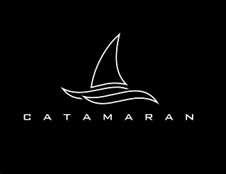 Projekt graficzny logo dla firmy online katamaran