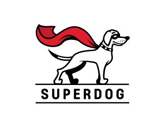 Projekt graficzny logo dla firmy online SUPERDOG