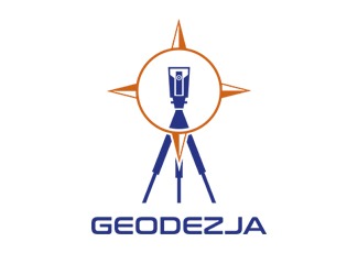 Projekt graficzny logo dla firmy online geodezja