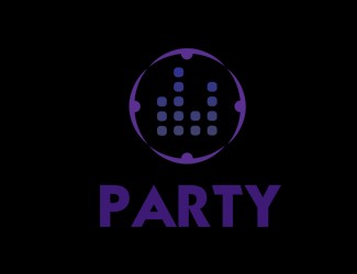 Projekt graficzny logo dla firmy online party