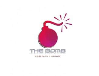 Projekt graficzny logo dla firmy online the bomb