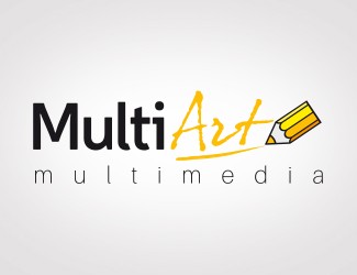 Projekt graficzny logo dla firmy online Multi Art multimedia