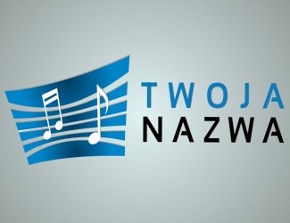 Projekt graficzny logo dla firmy online Music logo
