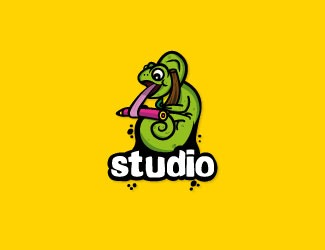 Projekt graficzny logo dla firmy online studio